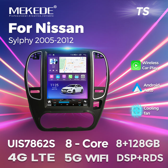 Suitable for nissan sylphy 2006-2012 nissan sylphy vertical screen android navigation car navigation device