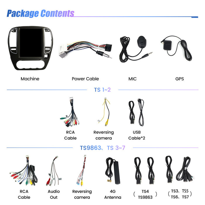 Suitable for nissan sylphy 2006-2012 nissan sylphy vertical screen android navigation car navigation device