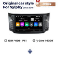 Suitable for nissan sylphy 2012-2018 nissan new sylphy button model car android navigator