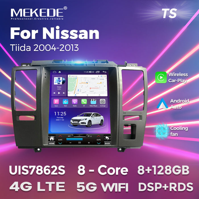 Suitable for nissan tiida 2004-2013 and nissan sylphy (classic) vertical screen android car navigation system