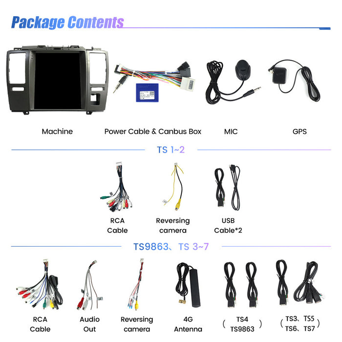 Suitable for nissan tiida 2004-2013 and nissan sylphy (classic) vertical screen android car navigation system