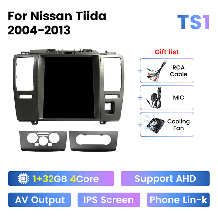 Suitable for nissan tiida 2004-2013 and nissan sylphy (classic) vertical screen android car navigation system