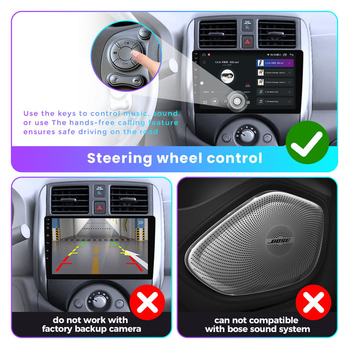 Suitable for nissan versa note 2011-2016 nissan sunny car android smart navigator