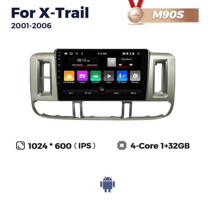 Suitable for nissan x-trail 2001-2006 nissan x-trail car android navigator carplay