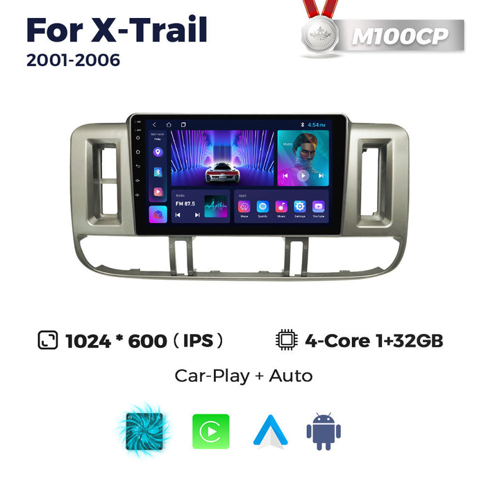 Suitable for nissan x-trail 2001-2006 nissan x-trail car android navigator carplay