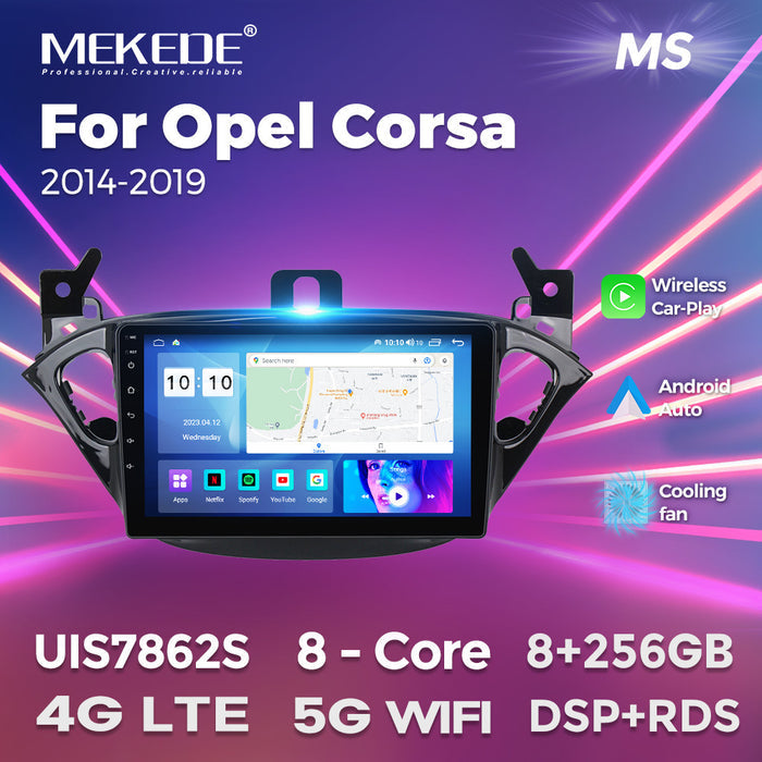 Suitable for opel corsa 2014-2019 opel car central control android navigator wireless carplay