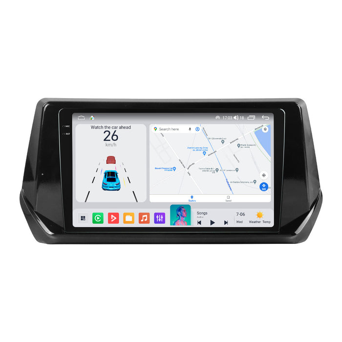 Suitable for peugeot 2008 2020 peugeot 2008 restoration smart android large screen car navigation device