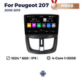 Suitable for Peugeot 207 2006-2015 Android large screen central control navigation radio 8 + 256G
