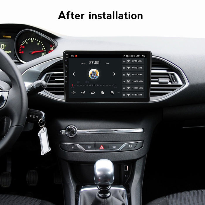 Suitable for Peugeot 308 13-17 to Android large-screen central control car navigation all-in-one machine 8 + 128