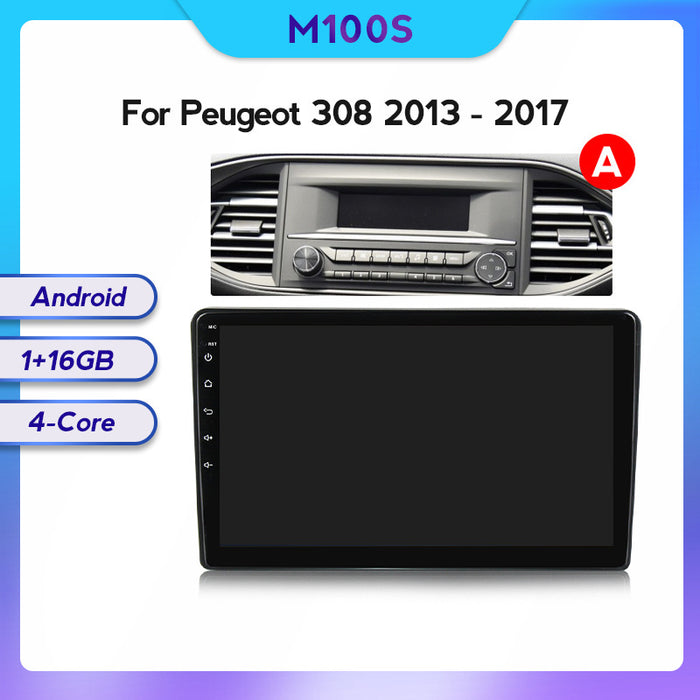 Suitable for Peugeot 308 13-17 to Android large-screen central control car navigation all-in-one machine 8 + 128