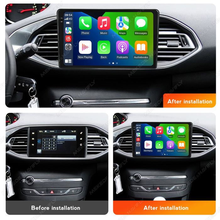 Suitable for peugeot 308 2013 - 2017 smart android large screen car navigation system