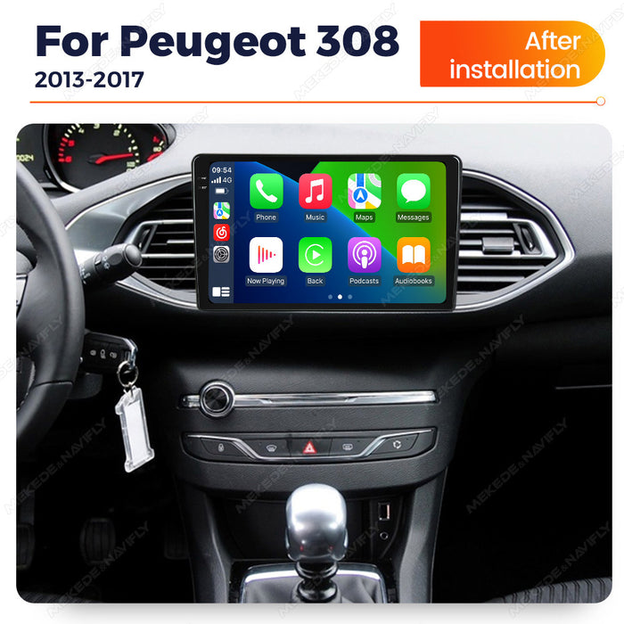 Suitable for peugeot 308 2013 - 2017 smart android large screen car navigation system