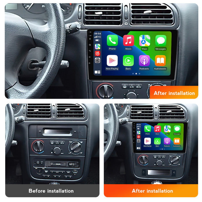 Suitable for peugeot 406, large screen android car navigation, rear view wireless carplay