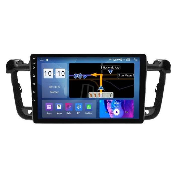 Suitable for peugeot 508, large screen android car navigation, rear view wireless carplay
