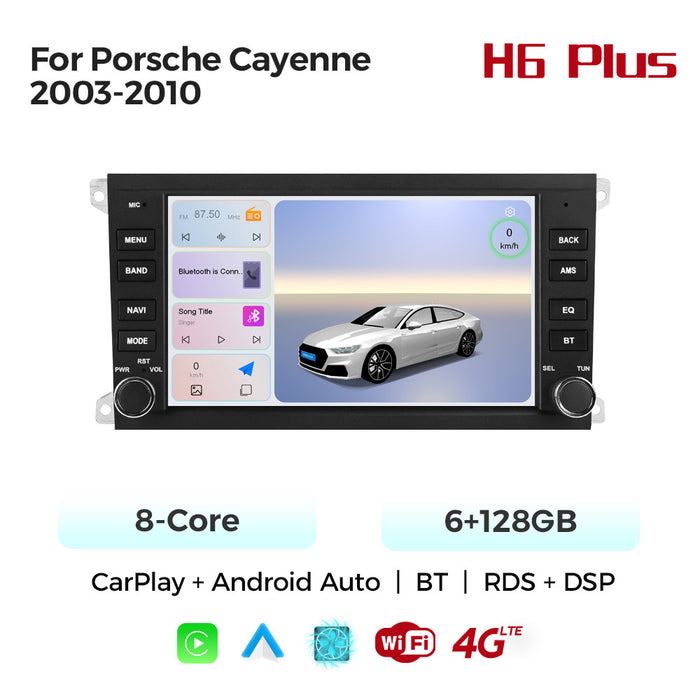 Suitable for Porsche Cayenne 03-10 8-inch Android large-screen central control navigation radio button special machine