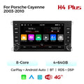 Suitable for Porsche Cayenne 03-10 8-inch Android large-screen central control navigation radio button special machine