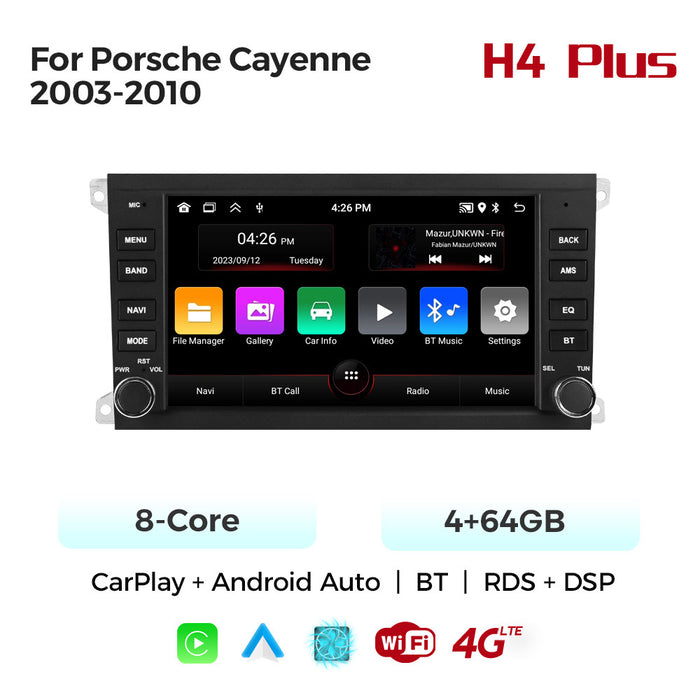 Suitable for Porsche Cayenne 03-10 8-inch Android large-screen central control navigation radio button special machine