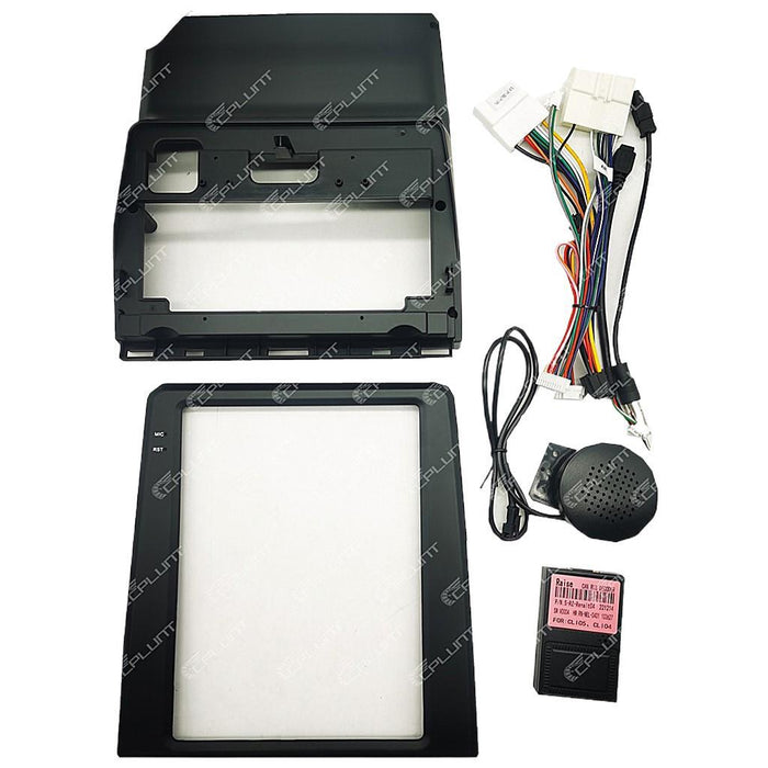 Suitable for renault clio 5 center console dvd panel restoration car navigation frame versatile set frame