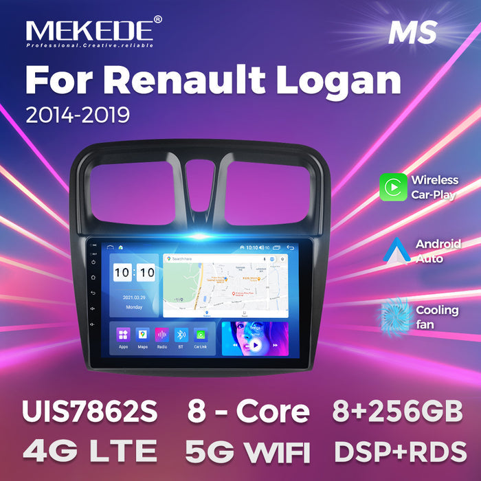 Suitable for renault logan sandero/symbol 2014-2019 renault logan android navigation