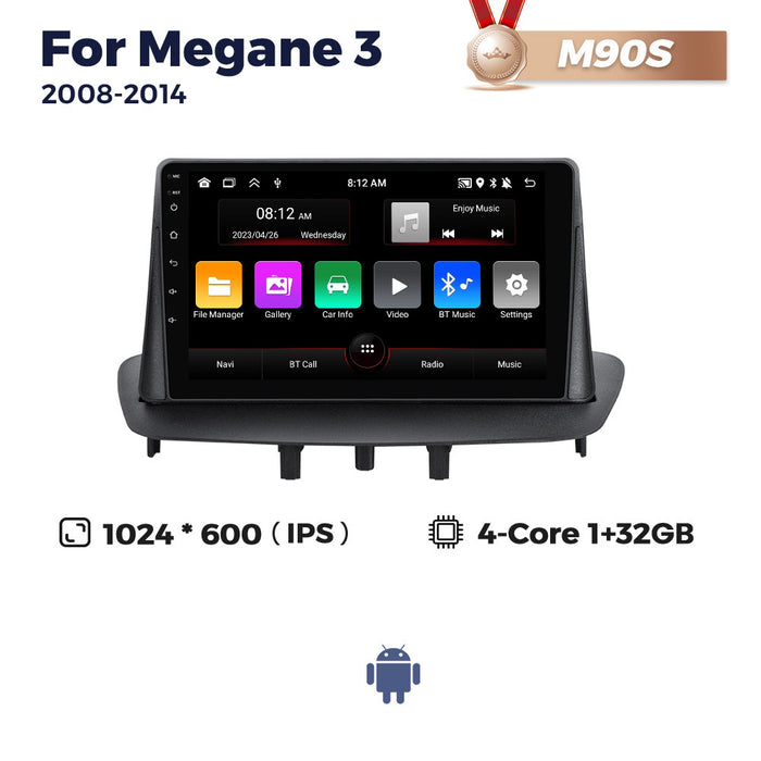 Suitable for renault megane 3 08-14 car android central control navigation wholesale