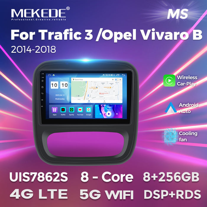 Suitable for renault trafic 3 for opel vivaro b 2014-2018 android navigator