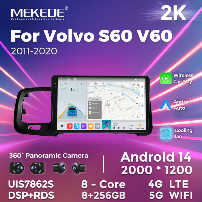 Suitable for rhd volvo s60 v60 2011-2020 right-hand drive volvo s60 android car navigation