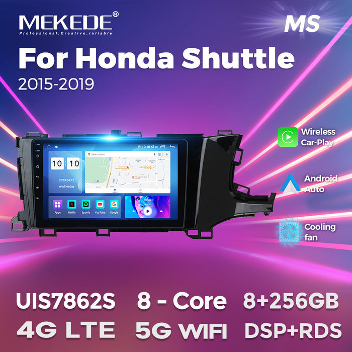 Suitable for right-hand drive 15-19 honda shuttle car large screen android navigator wireless carplay