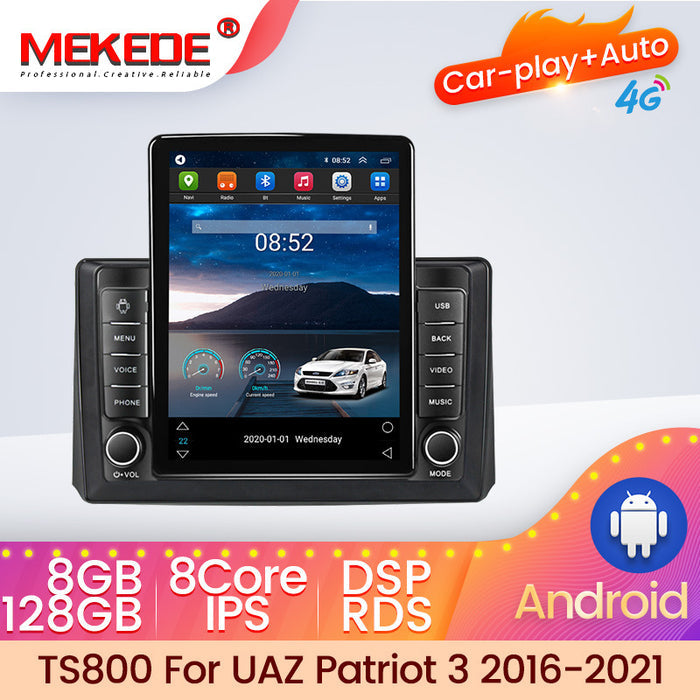 Suitable for russian uaz patriot 3 2016-2021 vertical screen android smart navigation head unit