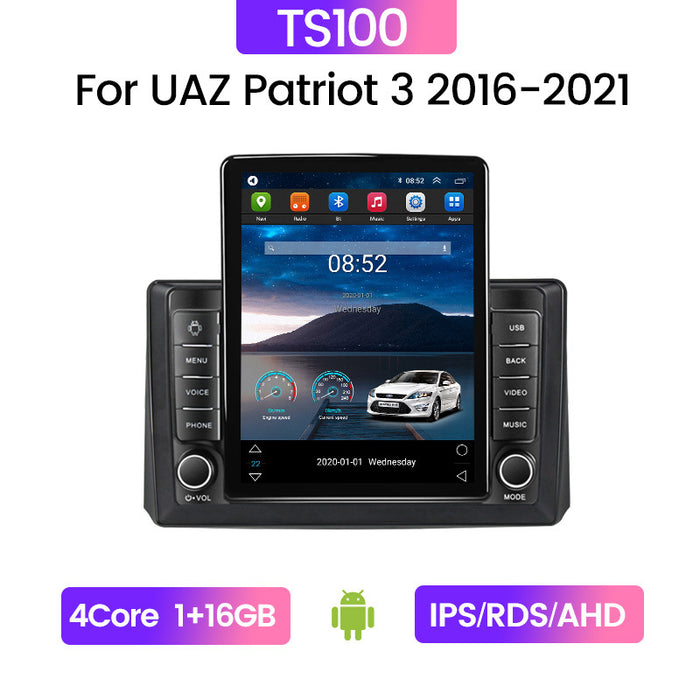 Suitable for russian uaz patriot 3 2016-2021 vertical screen android smart navigation head unit