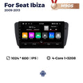 Suitable for SEAT Ibiza 2009-2013 Android large screen central control navigation radio 8 + 256G