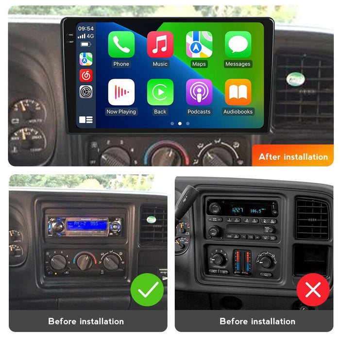 Suitable for silverado 1999-2002 chevy silverado gmc sierra android car navigation