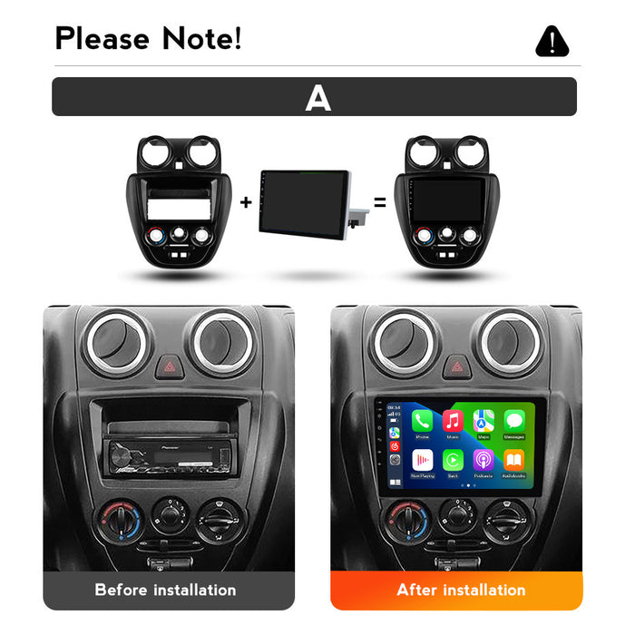 Suitable for single-spindle lada granta car android central control navigation system smart multimedia