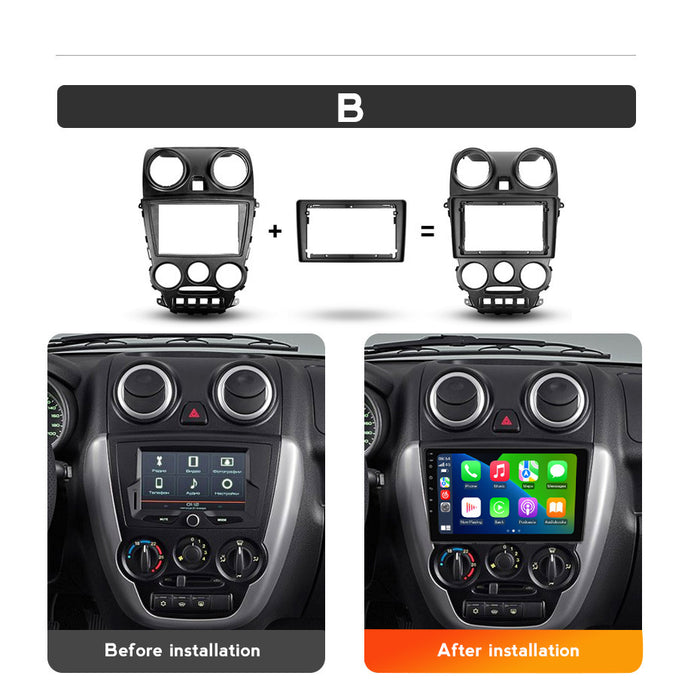 Suitable for single-spindle lada granta car android central control navigation system smart multimedia