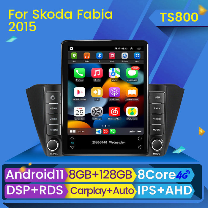 Suitable for skoda fabia 2015 skoda fabia vertical screen android navigator carplay
