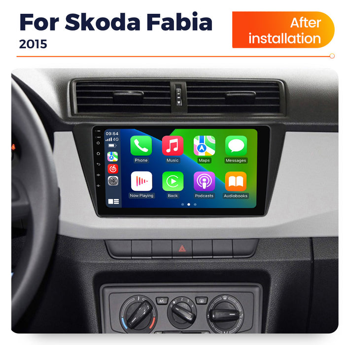 Suitable for skoda fabia android large screen car navigation wireless carplay