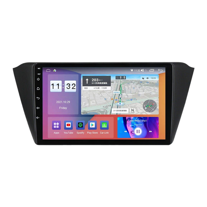 Suitable for skoda fabia android large screen car navigation wireless carplay
