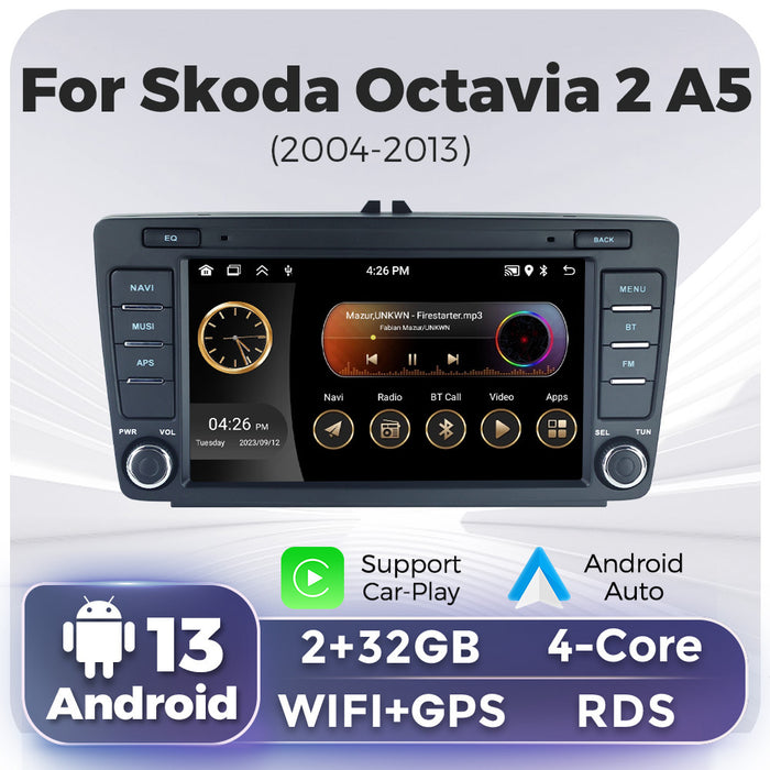Suitable for skoda octavia 2 a5 2004-2013 skoda octavia 7" dedicated android navigator