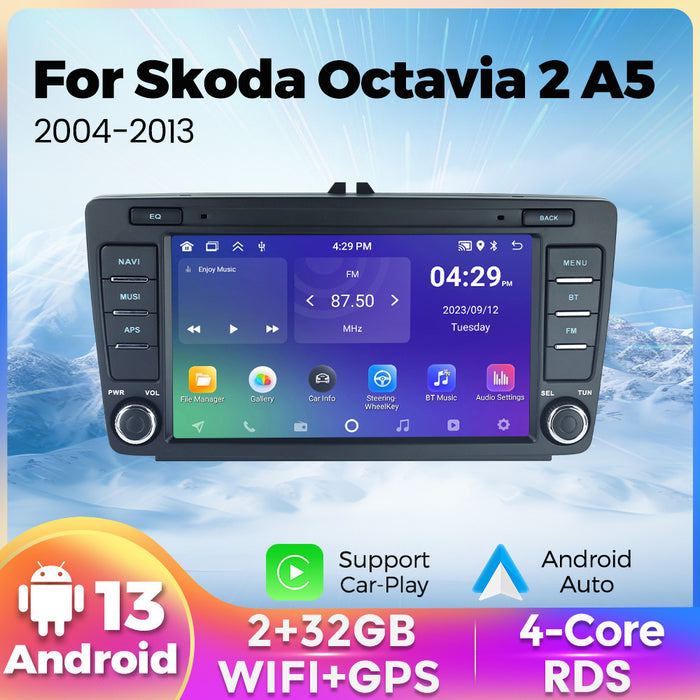 Suitable for skoda octavia 2 a5 2004-2013 skoda octavia 7" dedicated android navigator