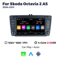 Suitable for skoda octavia 2 a5 2004-2013 skoda octavia 7" dedicated android navigator