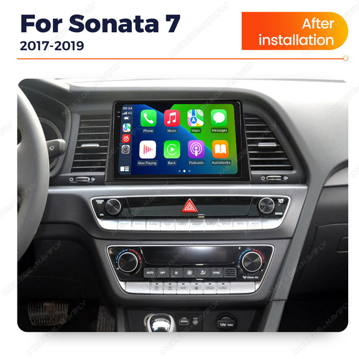 Suitable for sonata 7 2017-2019 hyundai sonata nine car central control android navigation carplay