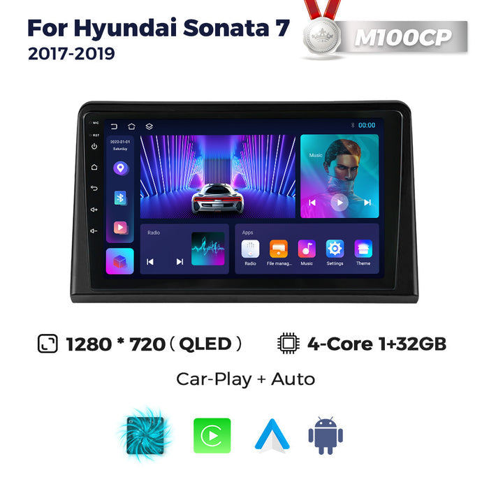 Suitable for sonata 7 2017-2019 hyundai sonata nine car central control android navigation carplay