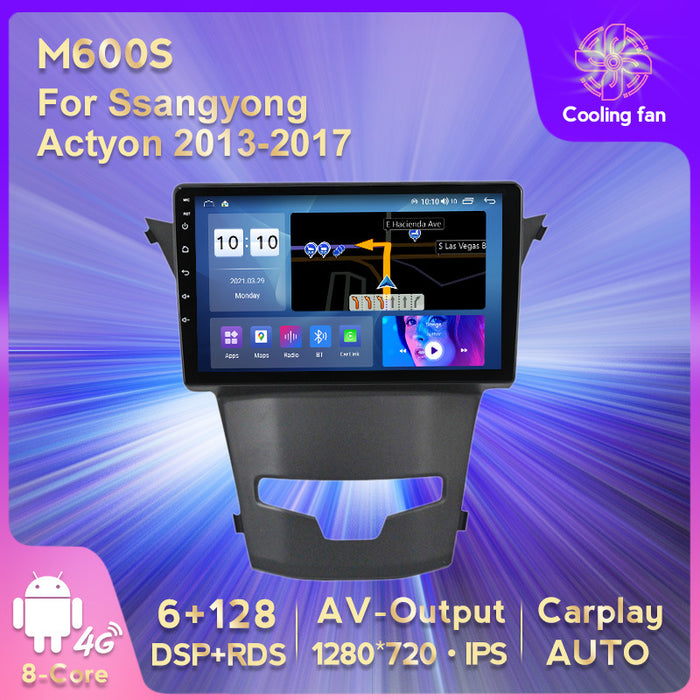 Suitable for ssangyong korando 13-17 car central control gps navigation wireless carplay