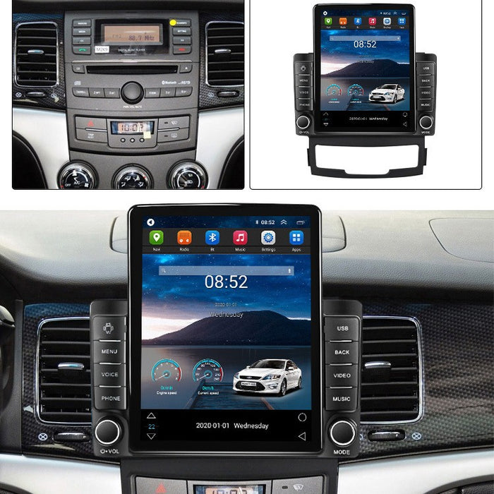 Suitable for ssangyong korando vertical screen android car navigation system stone monument machine