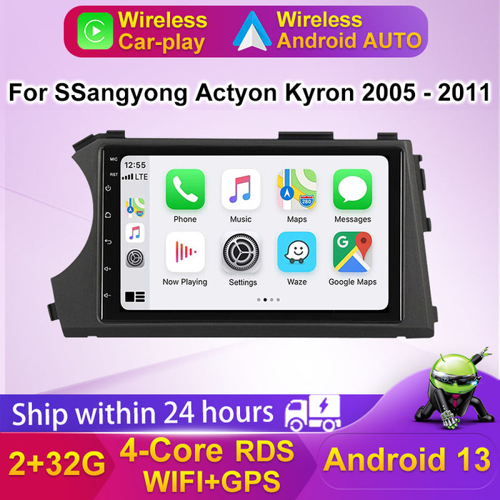 Suitable for ssangyong kyron actyon 2005-2011 ssangyong famous aiten android navigator