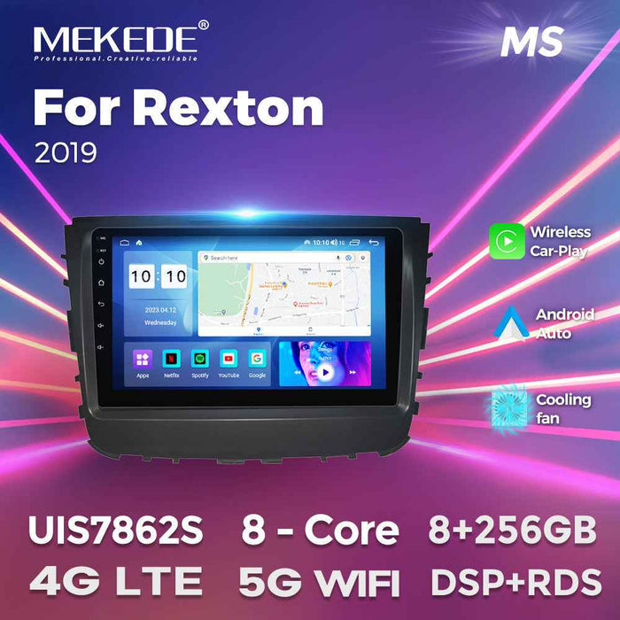 Suitable for Ssangyong Rexton 2019-2021 Android large screen central control navigation radio 8 + 256G