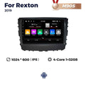 Suitable for Ssangyong Rexton 2019-2021 Android large screen central control navigation radio 8 + 256G