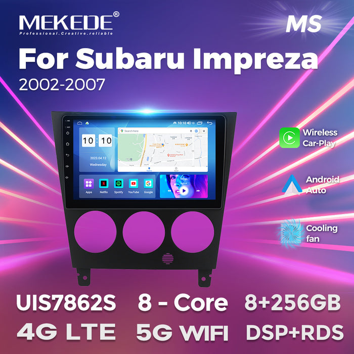 Suitable for subaru impreza 2002-2007 subaru impreza car central control android smart navigation