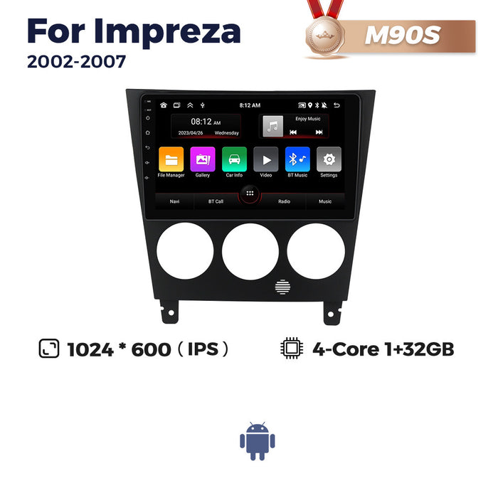 Suitable for subaru impreza 2002-2007 subaru impreza car central control android smart navigation