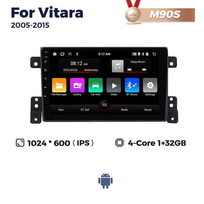 Suitable for suzuki vitara 05-13 car central control gps navigation android carplay