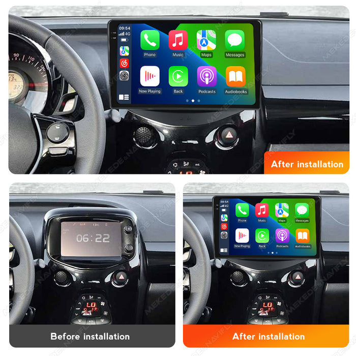 Suitable for toyota aygo peugeot 108 citroen c1 2014+ android car navigation